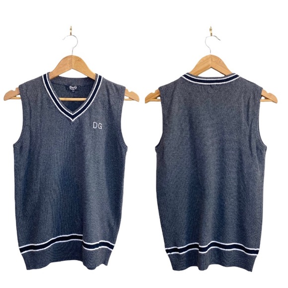 Dolce & Gabbana Jackets & Blazers - ✨Host Pick✨ Dolce & Gabbana Grey Cotton Vest